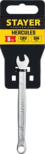 STAYER HERCULES, 6 мм, комбинированный гаечный ключ, Professional (27081-06)