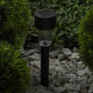SL-PL32 ЭРА Садовый светильник на солнечной батарее, пластик, черный, 32 см (48/960)