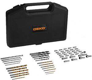 Универсальный набор оснастки и аксессуаров DEKO DKMT55 (55 предметов) в чемодане 065-0316