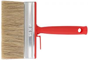 Макловица Халяль, 140х40 мм, 30% светлый конский волос + 70% PET, красная пласт. ручка MASTER COLOR