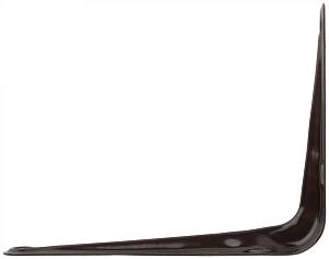 Уголок-кронштейн коричневый 75х100 мм (0,7 мм) FIT