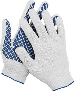 DEXX перчатки трикотажные, 10 пар, 7 класс, с обливной ладонью 114001-Н10