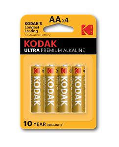 Батарейки Kodak LR6-4BL ULTRA PREMIUM Alkaline [ KAA-4 UD] (80/400/17600)