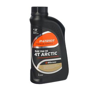 Масло 4-х тактное полусинтетическое PATRIOT G-Motion 5W30 Arctic