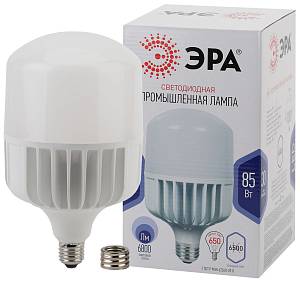 Лампочка светодиодная ЭРА STD LED POWER T140-85W-6500-E27/E40 Е27 / Е40 колокол холодный дневной свет