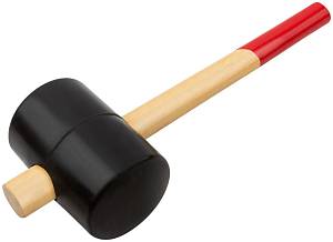 Киянка резиновая, деревянная ручка 90 мм ( 1200 гр ) KУРС