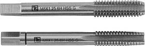 MT305S2 Набор метчиков T-COMBO двухпроходных ручных универсальных М3х0.5, HSS-G, 2 шт. Thorvik