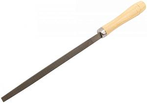 Напильник, деревянная ручка, трехгранный 200 мм KУРС