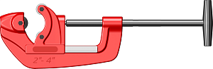 Ручной труборез Zenten для стальных труб до 4&quot; (до 114мм)