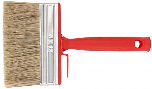 Макловица Халяль, 120х30 мм, 30% светлый конский волос + 70% PET, красная пласт. ручка MASTER COLOR