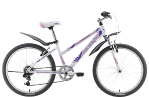 Велосипед FURY Tamiko 24 белый/малиновый/фиолетовый