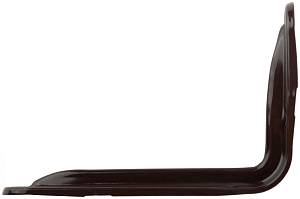 Уголок-кронштейн усиленный коричневый 100х150 мм (0,8 мм) FIT
