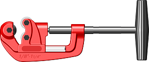 Ручной труборез Zenten для стальных труб до 1.1/4" (до 42мм)
